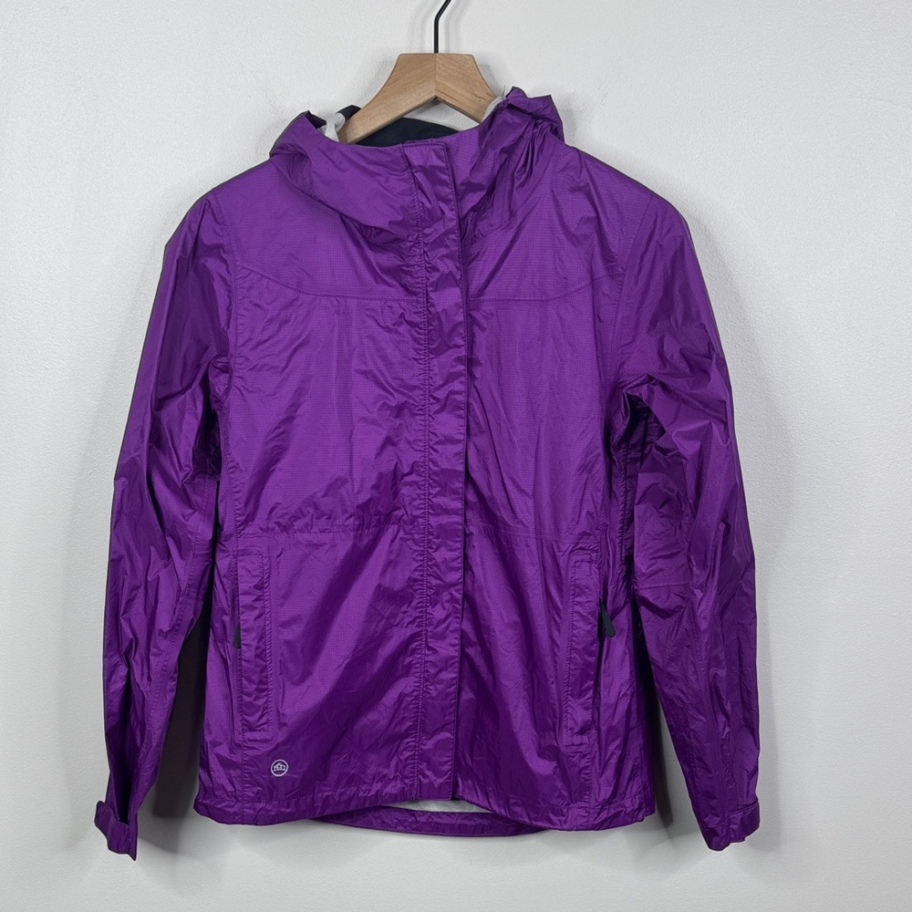 Stormtech H2Xtreme Women's Technical Rain Shell Jacket Purple Hooded Size S